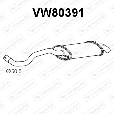 Schalldämpfer Vw POLO III · Vw POLO · Vw POLO IV