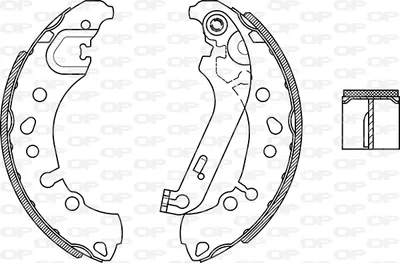 Bremsschuh-Set Ford FIESTA VII · Ford FIESTA VII Van