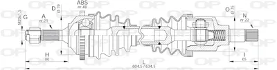 Antriebswelle Peugeot 206 Rückschlag · Peugeot 206 SW · Peugeot 206 Limousine