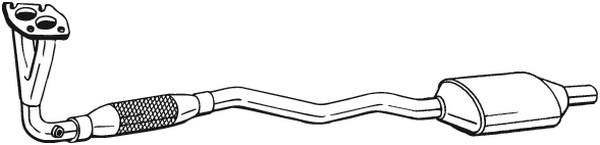Katalysator Opel ASTRA G Hatchback · Opel ASTRA G Kombi · Opel ASTRA G Saloon