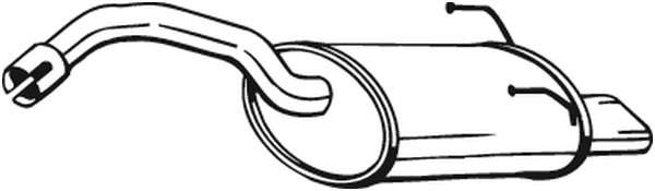 Endschalldämpfer Fiat 500 · Fiat 500 C