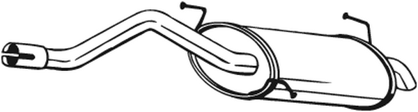 Endschalldämpfer Ford KA · Ford STREET KA