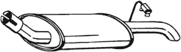 Endschalldämpfer Ford Fiesta III · Ford Fiesta Hatchback Van