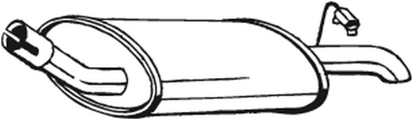 Endschalldämpfer Ford FIESTA III