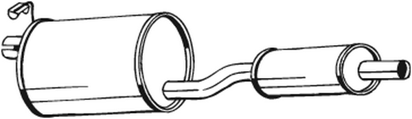 BOSAL 155-245 Medienschalldämpfer