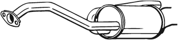 Schalldämpfer hinten Honda JAZZ III