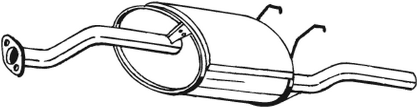 Schalldämpfer hinten Honda CIVIC V Limousine · Honda CIVIC V Coupe · Honda CIVIC VI Limousine