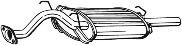Schalldämpfer hinten Honda CIVIC VI Aerodeck