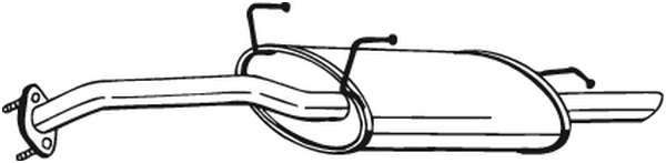 Endschalldämpfer Hyundai ACCENT I · Hyundai ACCENT Saloon
