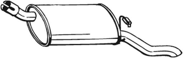 Hinterer Schalldämpfer Opel CORSA A Hatchback · Opel CORSA A Hatchback Van · Vauxhall NOVA Hatchback