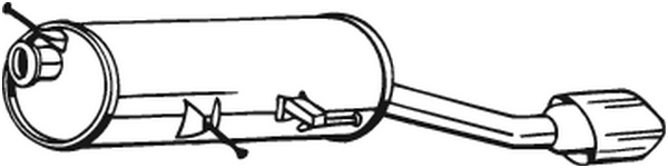 Endschalldämpfer Peugeot 307 CC