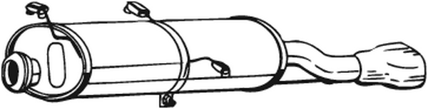 Endschalldämpfer Peugeot 306 Cabrio