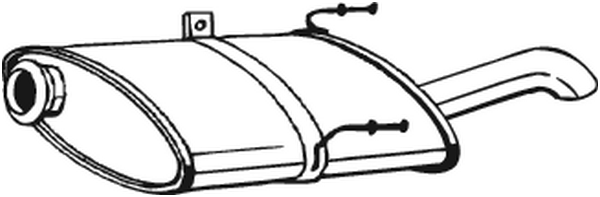Endschalldämpfer Peugeot 406 Break