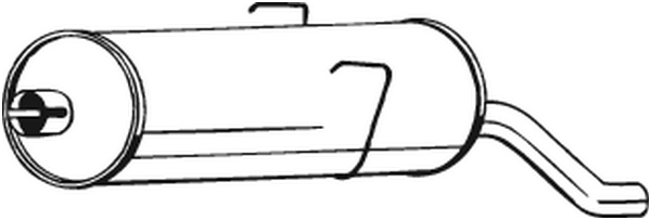 Endschalldämpfer Peugeot 205 I · Peugeot 205 I Cabrio · Peugeot 205 II