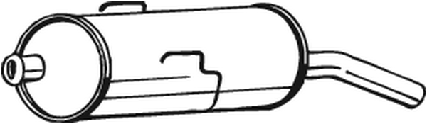 Endschalldämpfer Peugeot 205 I · Peugeot 205 II · Peugeot 205 Rückschlag Van