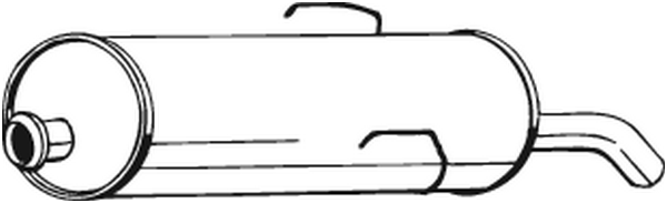 Endschalldämpfer Peugeot 205 I · Peugeot 205 II · Peugeot 205 Rückschlag Van