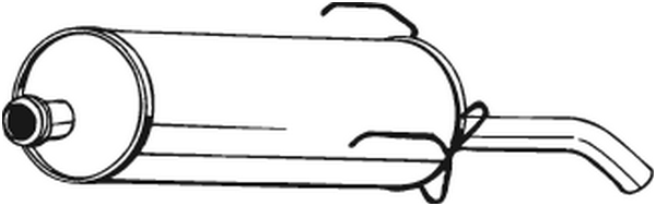 Endschalldämpfer Peugeot 205 I Cabrio · Peugeot 205 II · Peugeot 205 Rückschlag Van