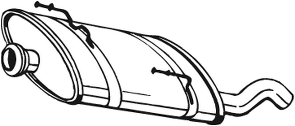 Endschalldämpfer Peugeot 206 Hatchback · Peugeot 206+