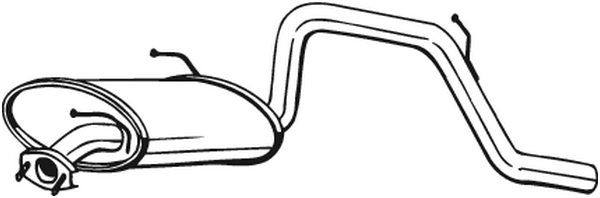 Rückschalldämpfer Suzuki WAGON R+