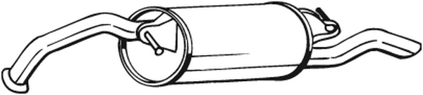 Schalldämpfer hinten Toyota YARIS VERSO · Toyota YARIS VERSO VAN