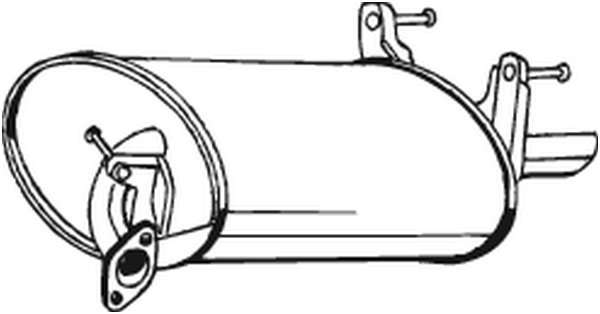 Schalldämpfer hinten Toyota COROLLA Compact · Toyota COROLLA Liftback