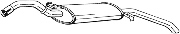 Schalldämpfer Vw GOLF II · Vw GOLF II Van