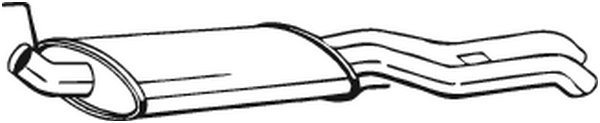Schalldämpfer Vw VENTO hinten
