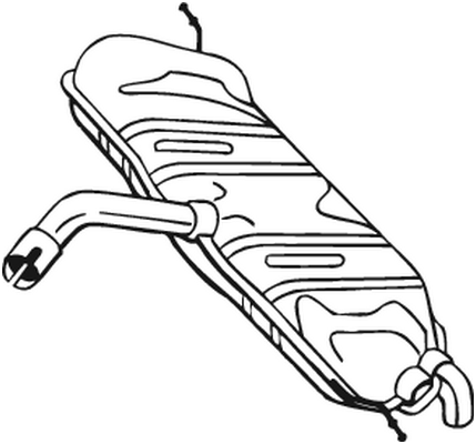 Schalldämpfer Vw GOLF V · Vw GOLF PLUS V
