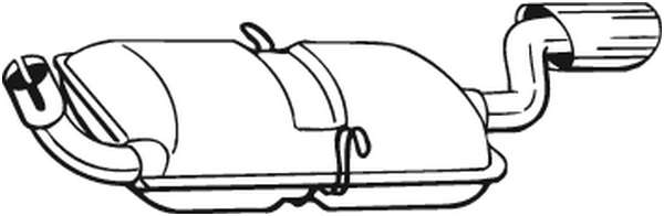 Endschalldämpfer Volvo 960 II · Volvo 960 II Kombi · Volvo S90 I