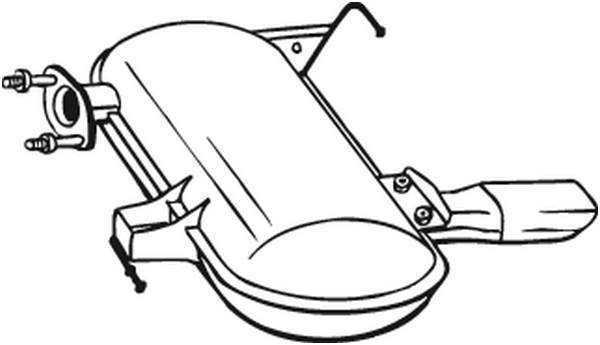 Schalldämpfer hinten Bmw 3 · Bmw 3 Touring