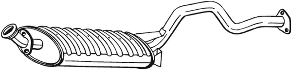 Zentrum Schalldämpfer Mitsubishi PAJERO II · Mitsubishi PAJERO II Leinwand Top