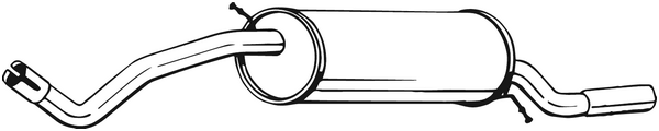 Endschalldämpfer Audi A1 · Audi A1 Sportback · Vw POLO V