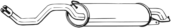 Endschalldämpfer Seat LEON · VW GOLF IV · VW NEUES BEETLE