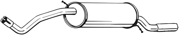 Schalldämpfer Vw POLO V · Vw POLO Van