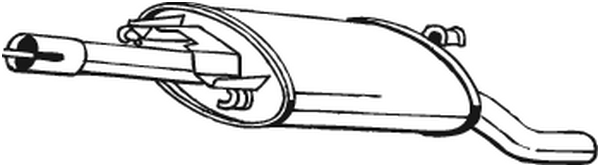 Schalldämpfer Vw GOLF II