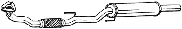Front Schalldämpfer Vw FOX Hatchback