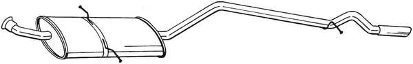 Endschalldämpfer Mercedes-Benz A-CLASS