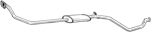 Vorderer Schalldämpfer Peugeot 306 Hatchback · Peugeot 306 Hatchback Van