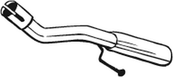 Auspuffrohr Mazda 323 III Hatchback