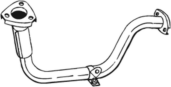 Auspuffrohr Peugeot 205 II · Peugeot 309 II · Peugeot 205 Rückschlag Van