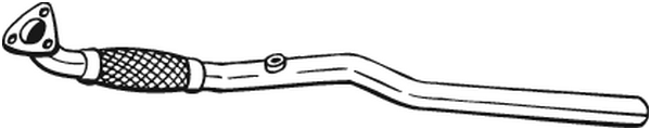 Auspuffrohr Opel ASTRA G Hatchback · Opel ASTRA G Kombi · Opel ASTRA G Limousine