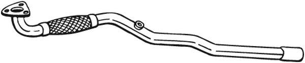 Auspuffrohr Opel ASTRA G Hatchback · Opel ASTRA G Kombi · Opel ASTRA G Limousine