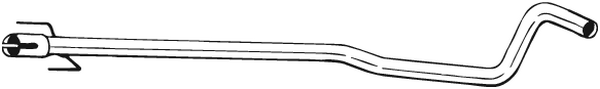Auspuffrohr Opel ASTRA G Hatchback · Opel ASTRA G Kombi · Opel ASTRA G Limousine
