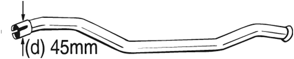 Reparaturrohr, Katalysator Citroën ZX · Citroën XSARA · Citroën XSARA Break