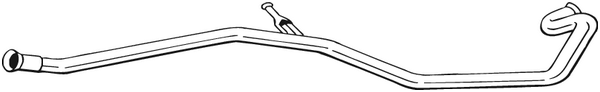 Auspuffrohr Peugeot 206 SW