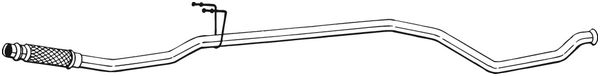 Auspuffrohr Peugeot 206 Rückschlag · Peugeot 206+ · Peugeot 206 Van