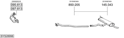Abgassystem Nissan QASHQAI II