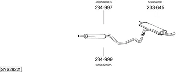 Abgassystem Vw GOLF VII