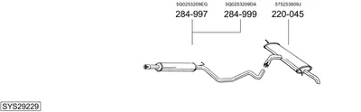 Abgassystem Vw GOLF VII