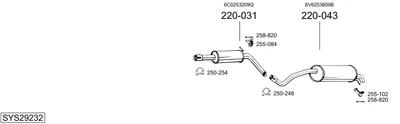 Abgassystem Seat IBIZA IV